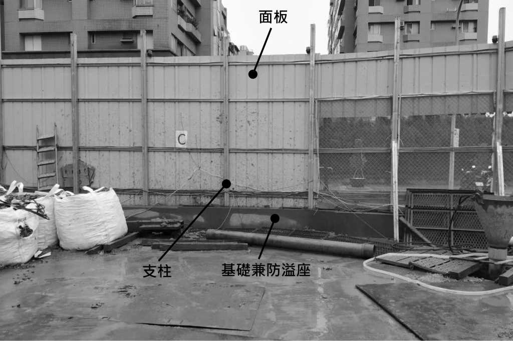 施工圍籬構成